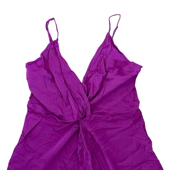 Gorgeous hot pink Zara satin top - Picture 2 of 4